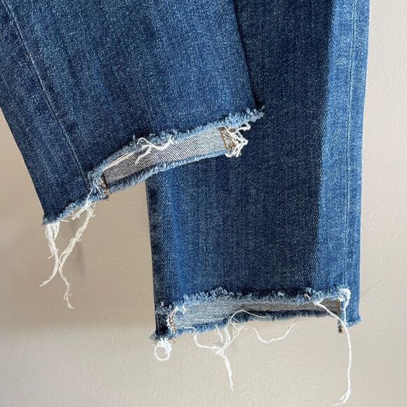 Joe's Jeans Slim Crop Distressed Raw Hem Mid-Rise | SZ 27 - Picture 6 of 16